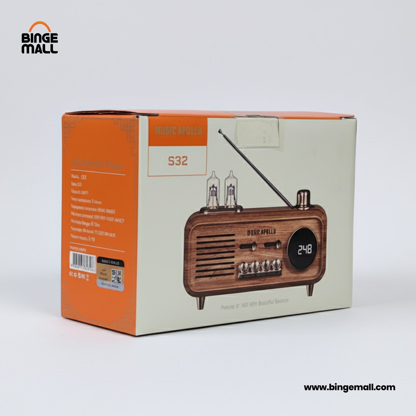 Music Apollo Retro S32 6W Premium Speaker