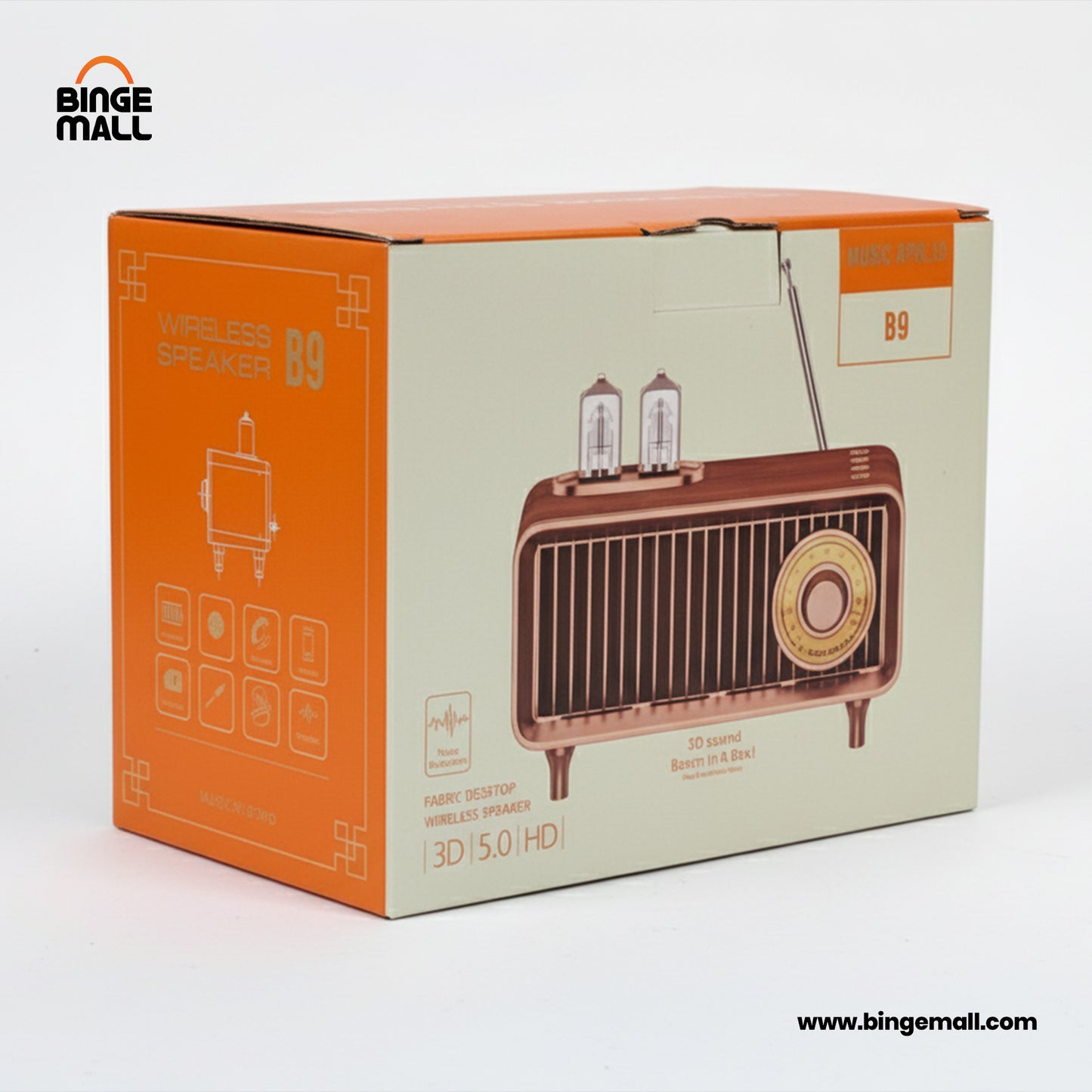 Music Apollo Retro B9 5W Premium Speaker