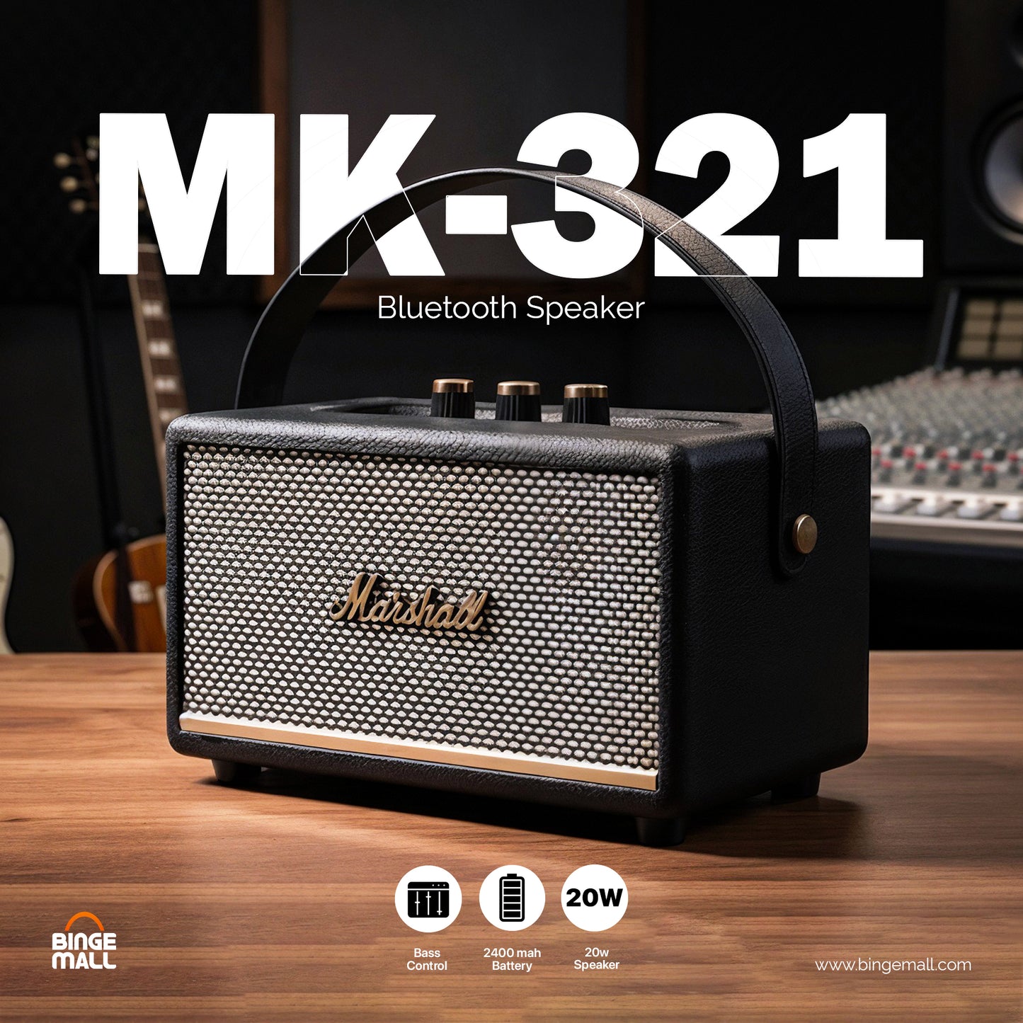 MK-321 1:1 (Marshall) High Quality Bass Control Speaker