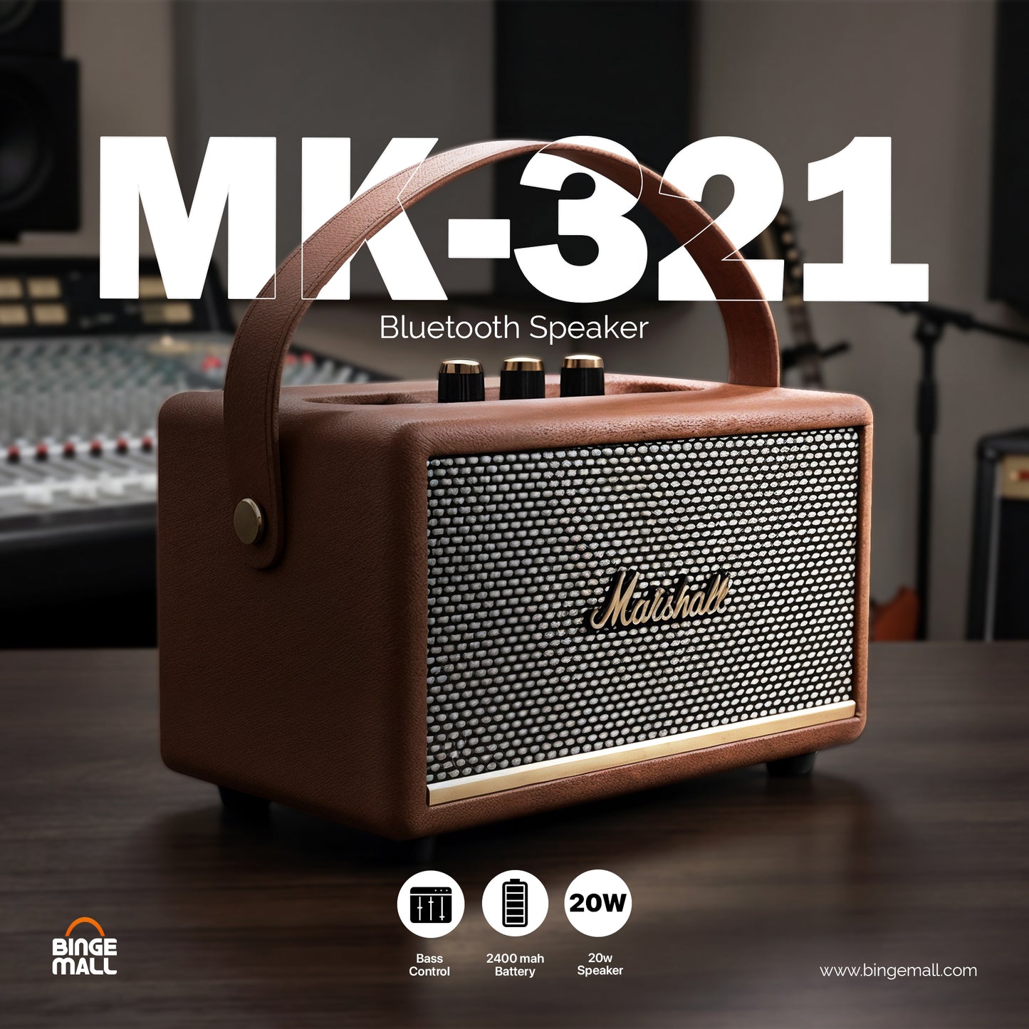MK-321 1:1 (Marshall) High Quality Bass Control Speaker