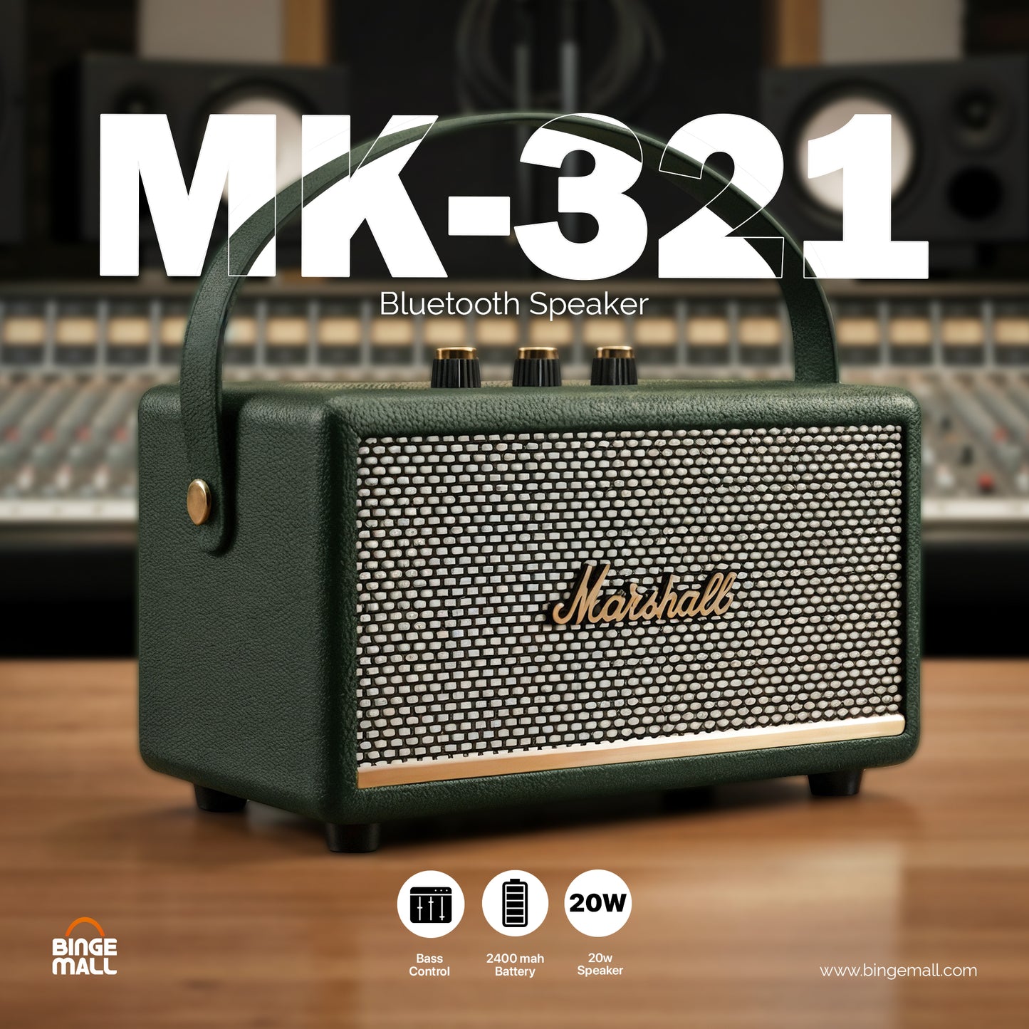 MK-321 1:1 (Marshall) High Quality Bass Control Speaker