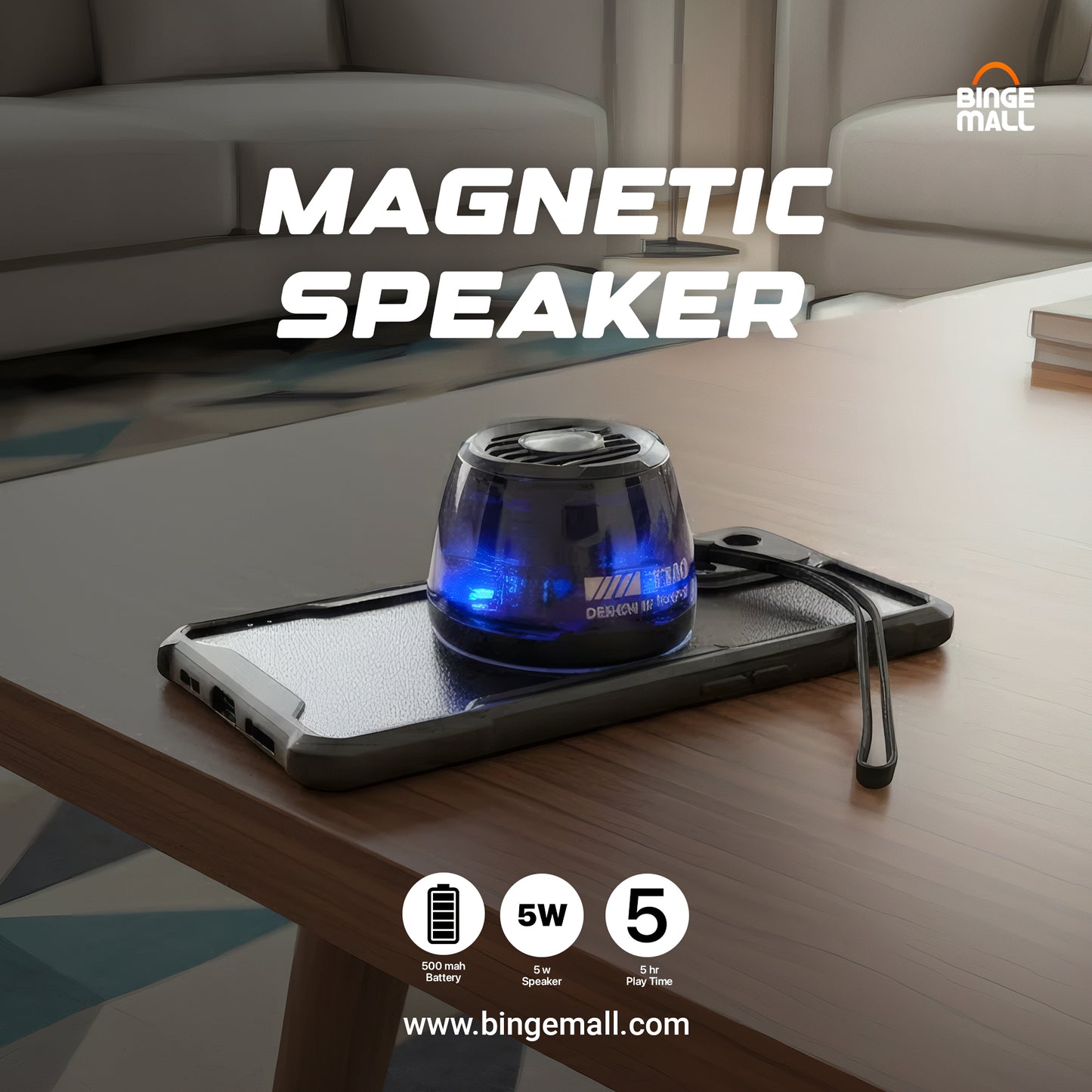 T300 Magnetic RBG Speaker
