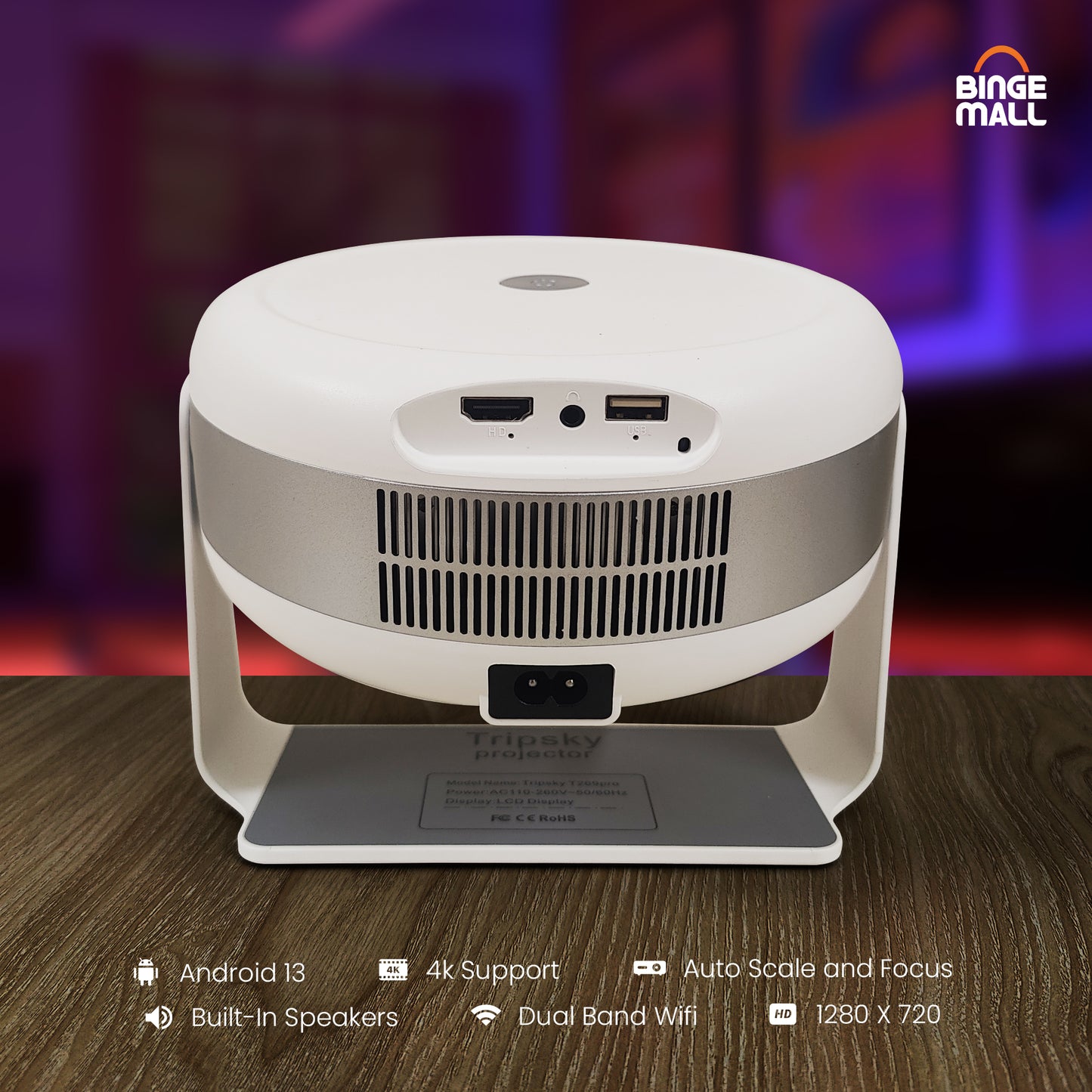 T269 Pro Smart Android Projector